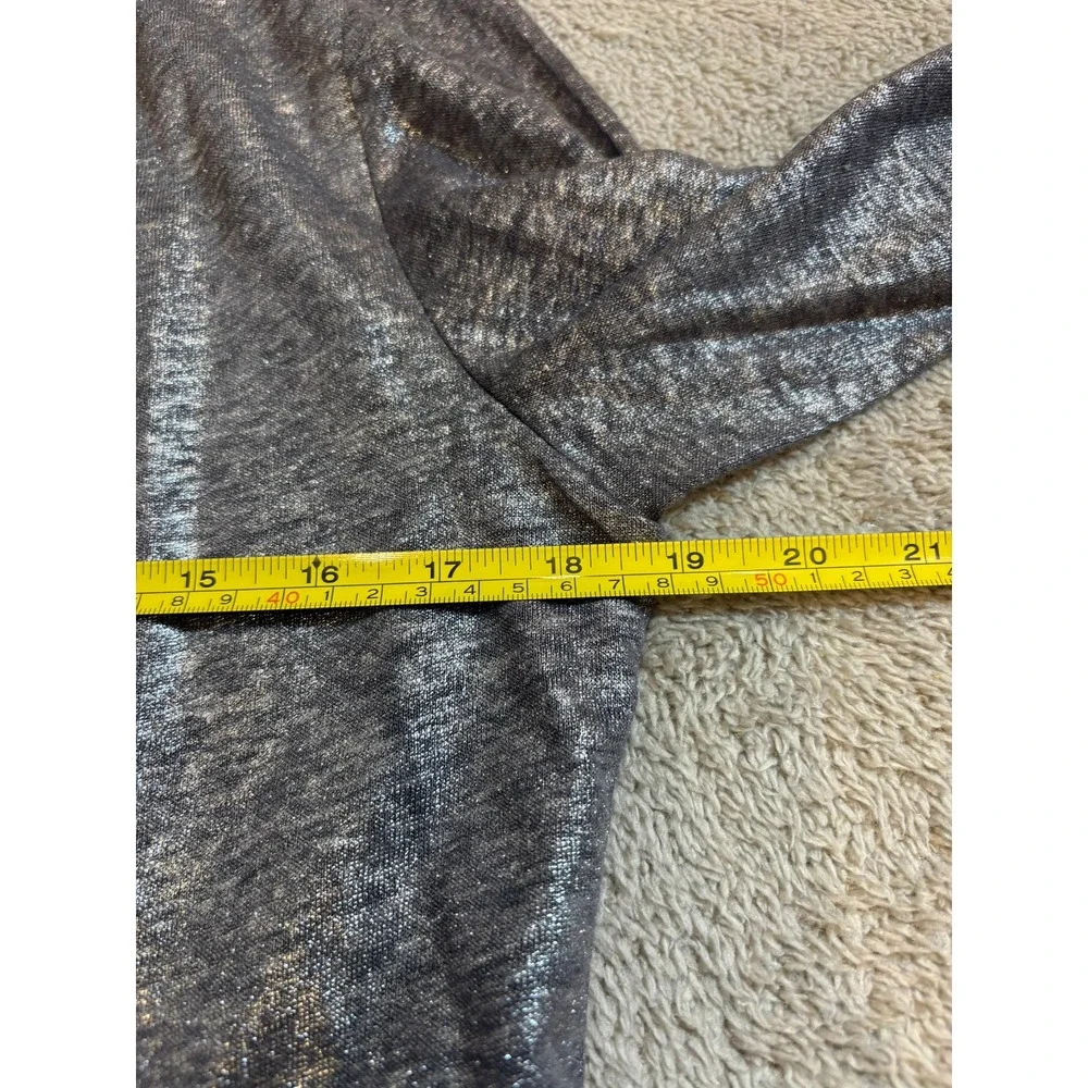 Majestic Filatures Paris Metallic Linen Open Cardigan Blazer Silver M Portugal 3